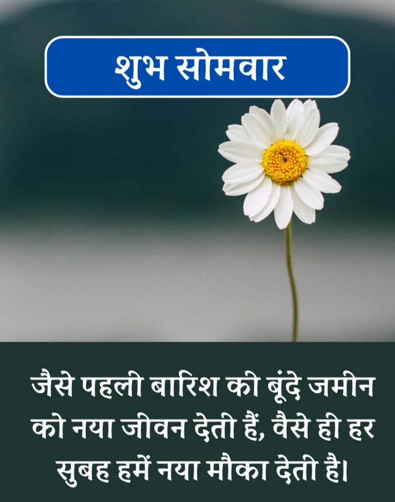 Best Good Morning Monday Quotes in Hindi - सोमवार सुप्रभात (9)
