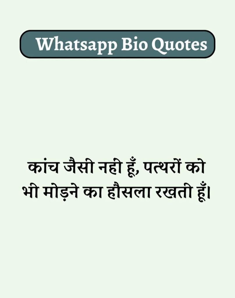 Best WhatsApp Bio in Hindi - वाट्सऐप बायो हिन्दी में। (10)