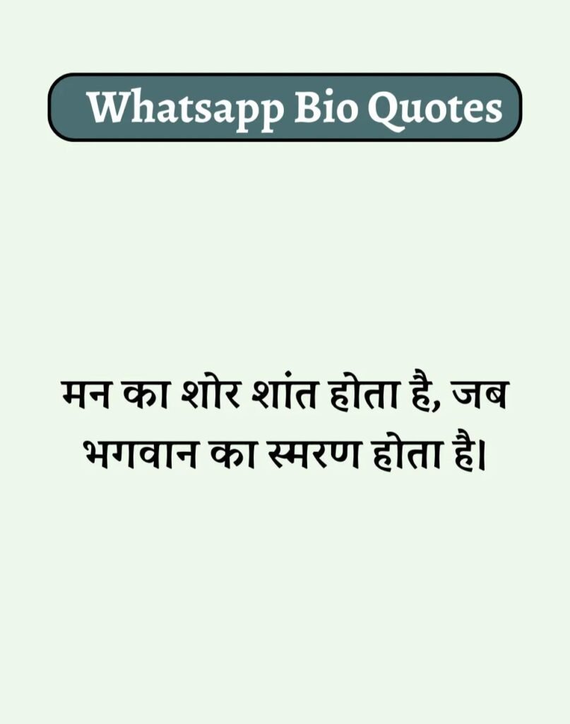 Best WhatsApp Bio in Hindi - वाट्सऐप बायो हिन्दी में। (2)