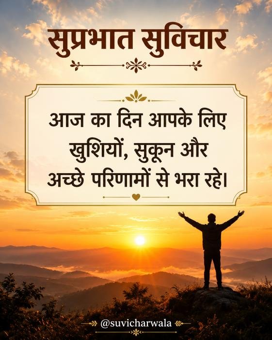 Best सुप्रभात सुविचार Good Morning Suvichar in Hindi (3)